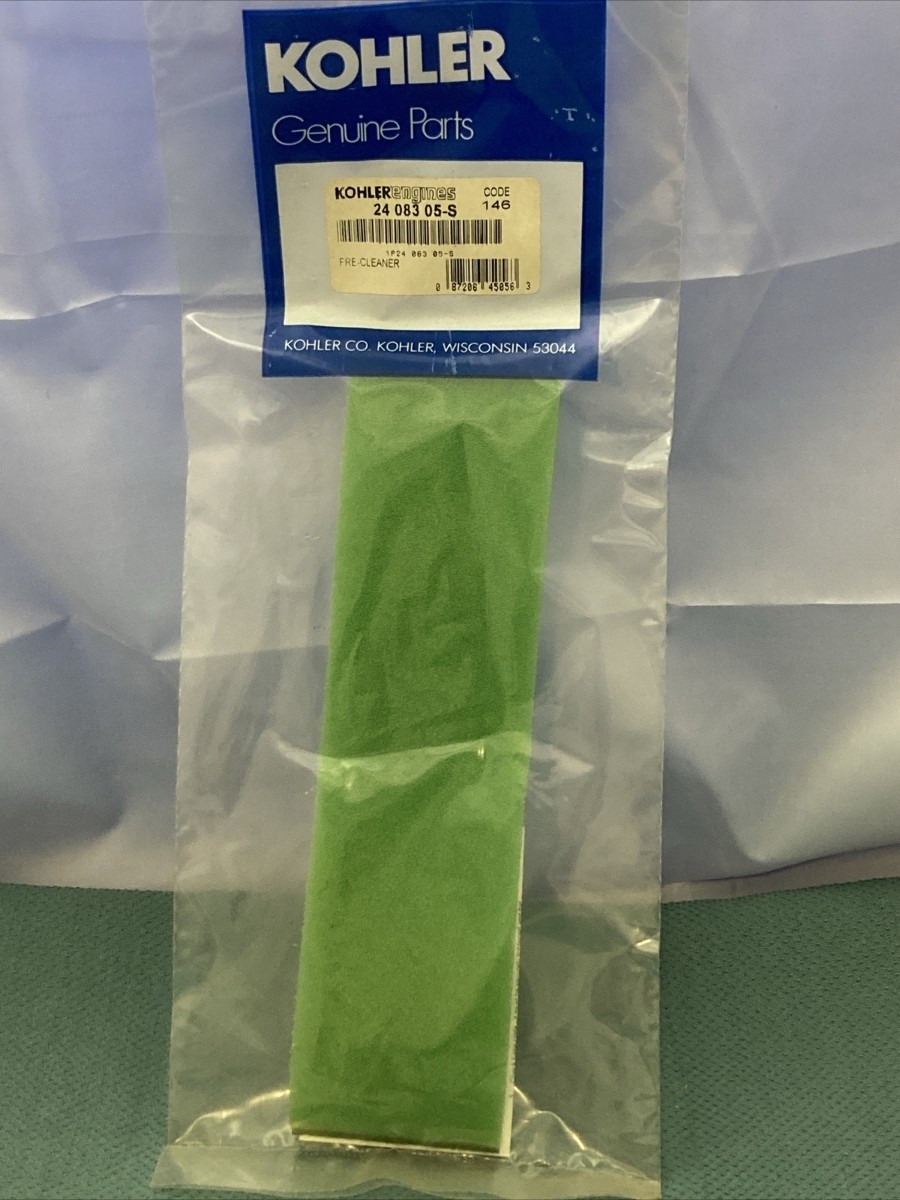QTY 2 NEW GENUINE KOHLER 24 083 05-S PRE CLEANER LOW ELEMENT