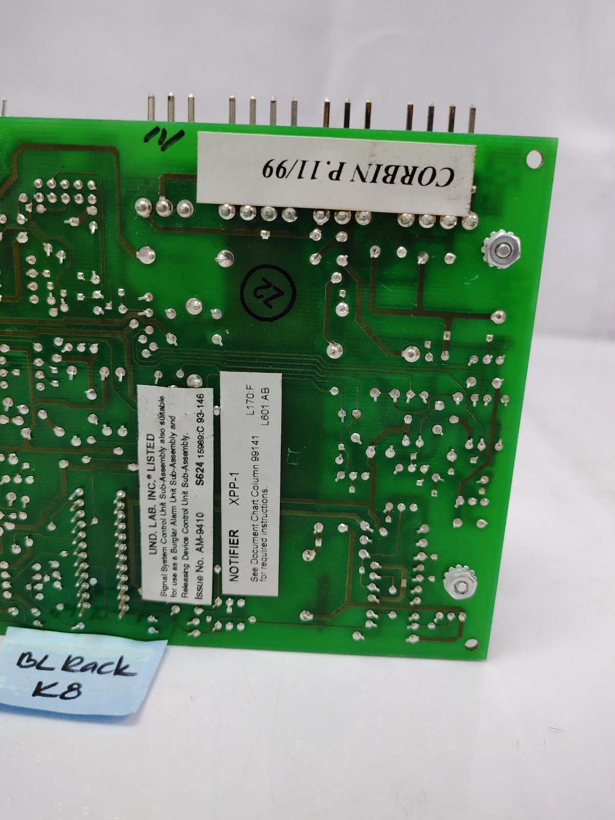 Notifier XPPUB-PCB REV H Fire Alarm Power Supply