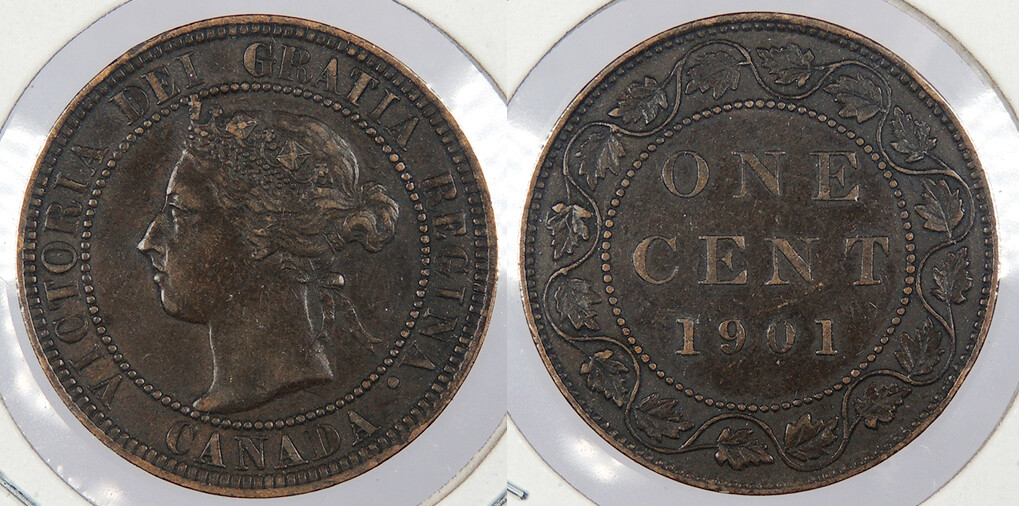 CANADA 1901 Cent Victoria #WC78719