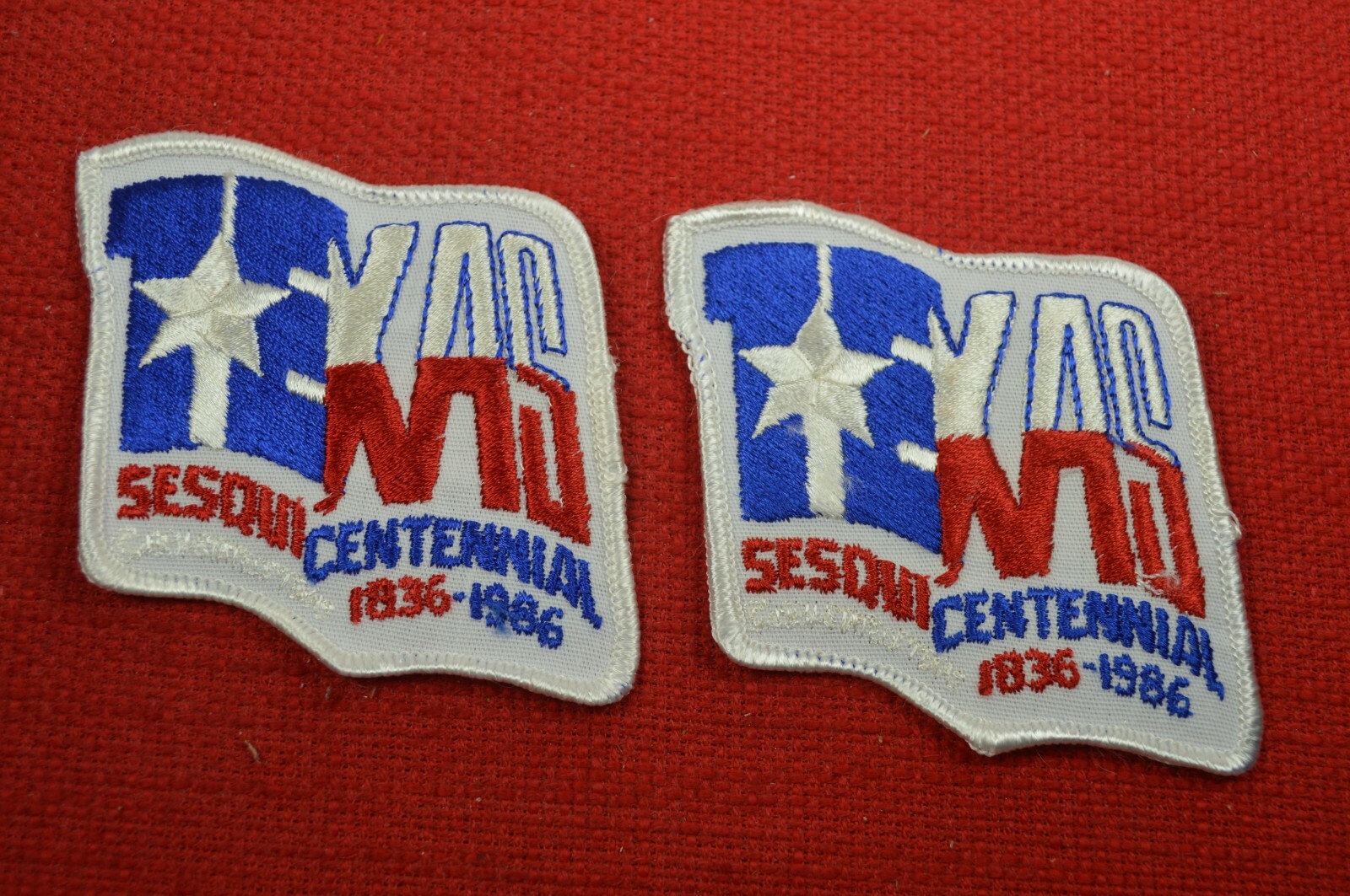 VINTAGE Texas TX Sesquicentennial 1836-1986 Patch NOS Cap Hat Jacket New