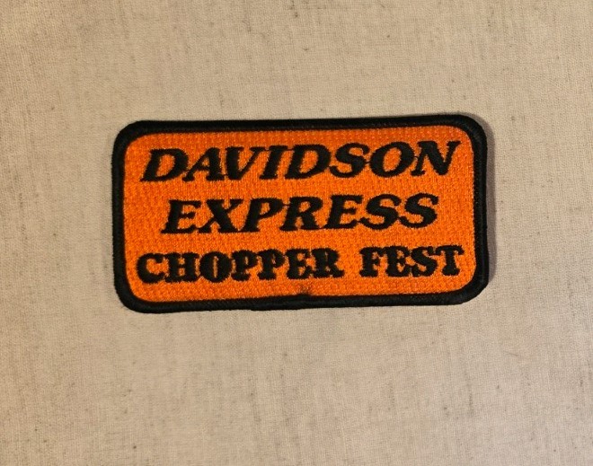 4" Embroidered Otsego Michigan Chopper Fest Motorcycle Sew On Patch