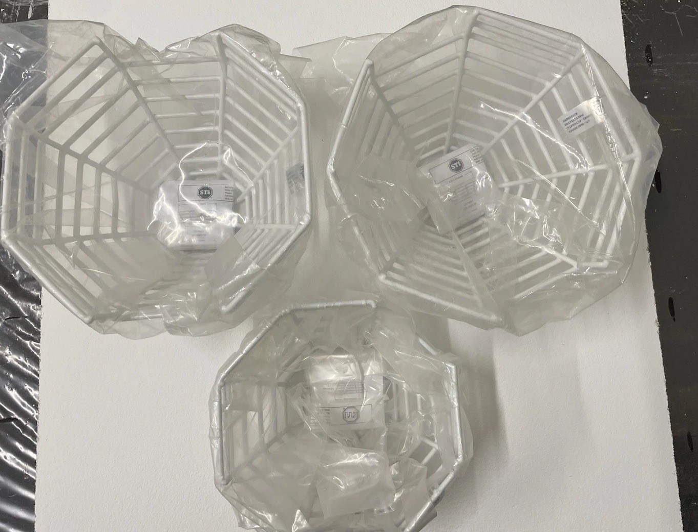 STI-9605 & STI-9610 Smoke Detector Guard. Both Small And Large One