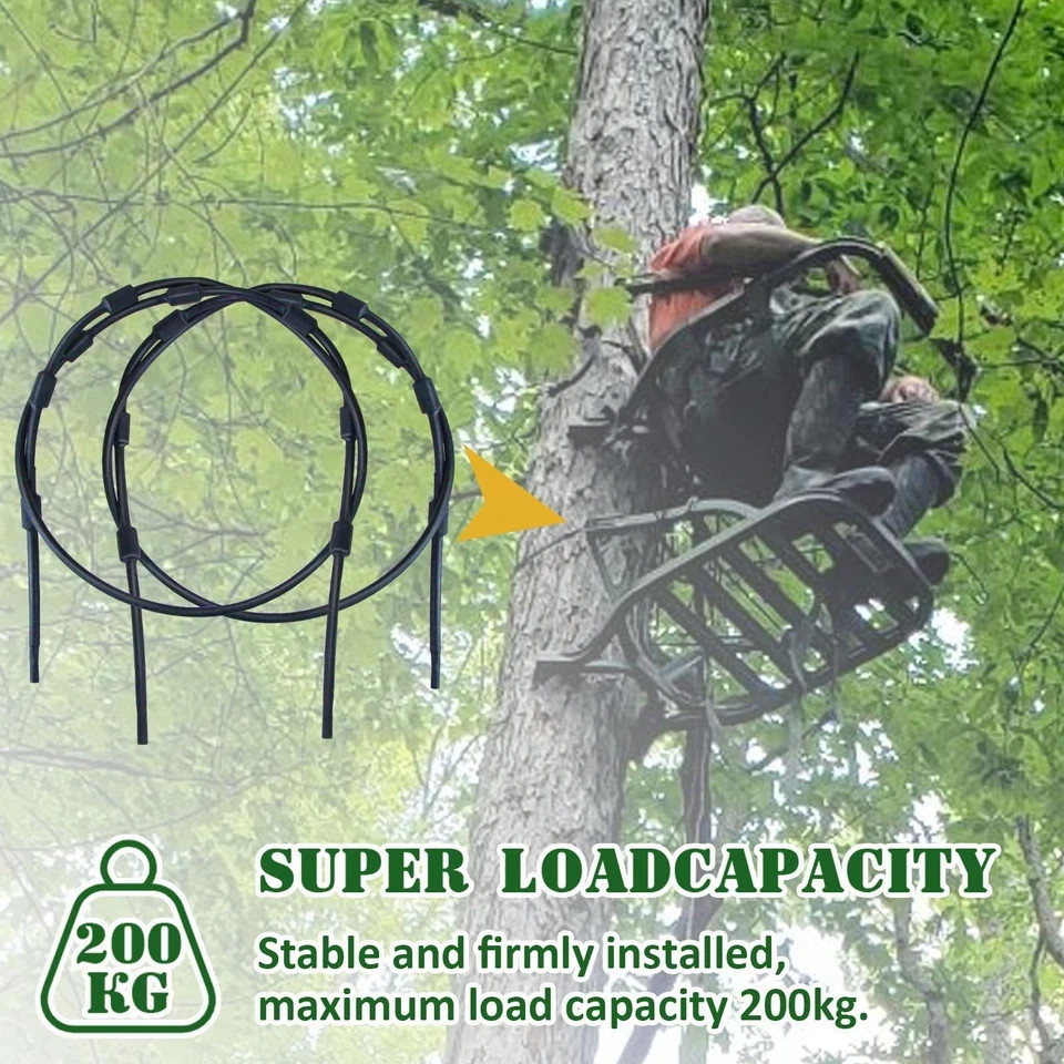 Replacement Tree Stand Cables, 2PCS Replacement Cables for Climbing Treestand...