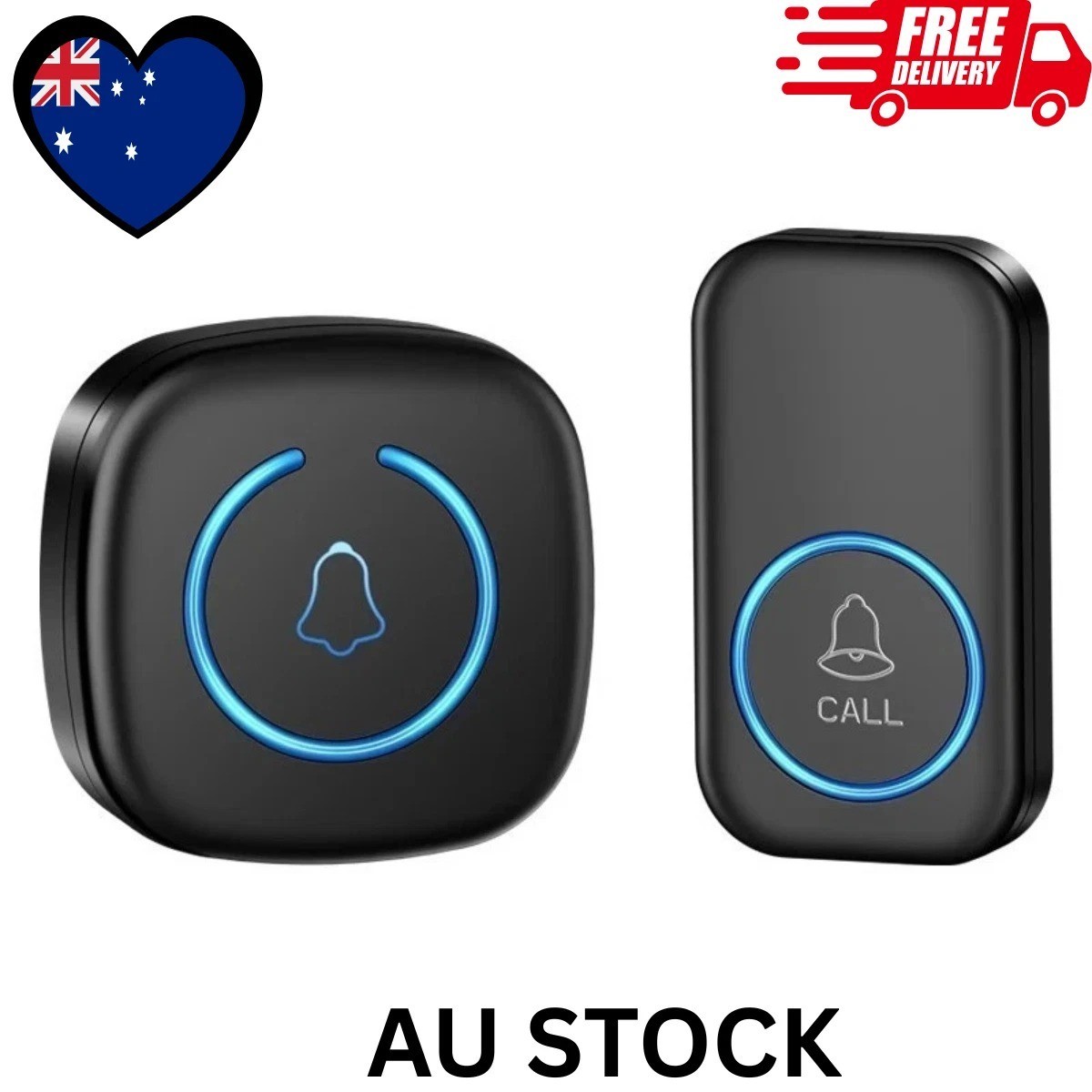 Wireless Doorbell 300M Range 60 Chimes AU Plug Intelligent Welcome Door Bell