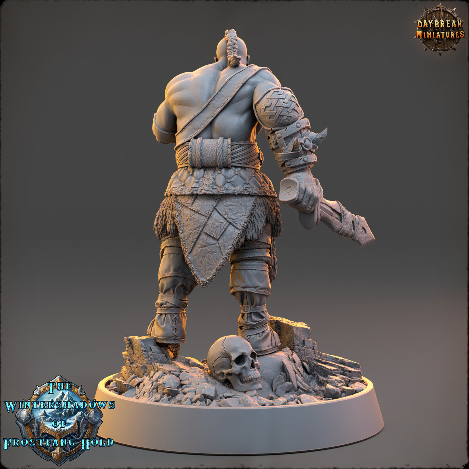Northmen Fighter Gunnolf | DayBreak Miniatures | Compatible with D&D/AOS