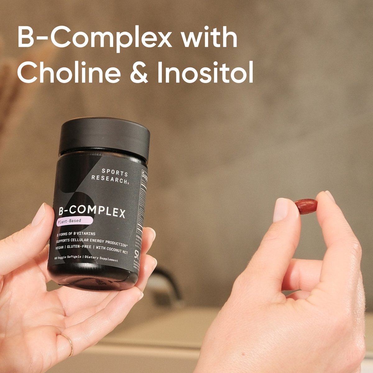 Vitamin B-Complex (60 veggie softgels)