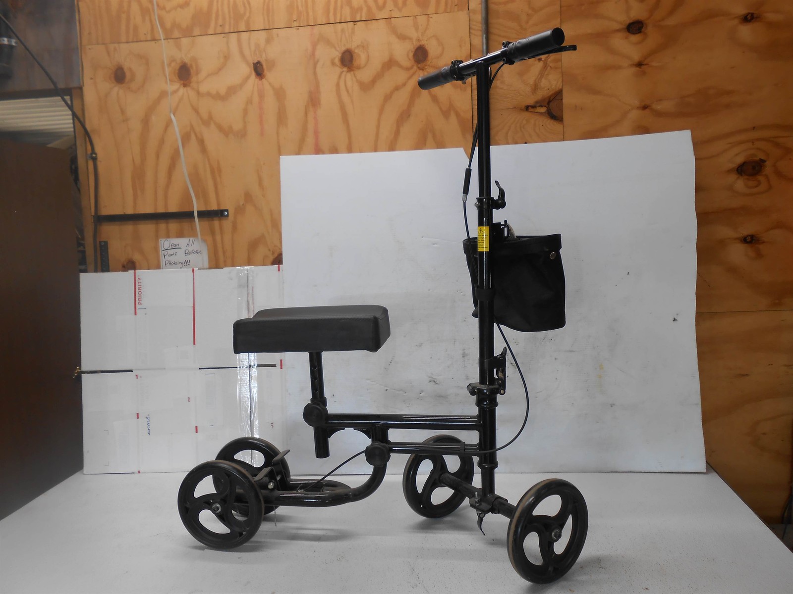 2020 ELENKER Economy Steerable Knee Walker Scooter Medical Crutch Alternative