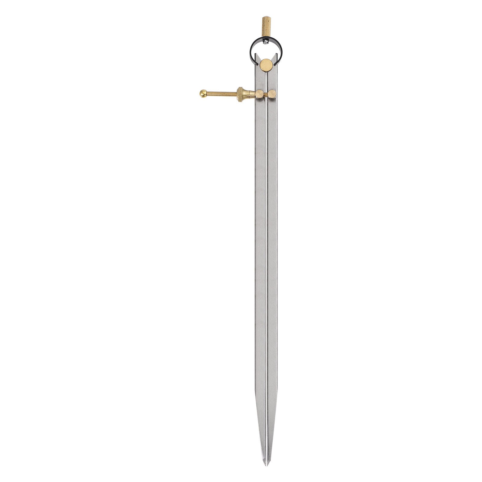 Spring Joint Caliper 16" 400mm Spring Divider with Brass Fulcrum, Flat Leg