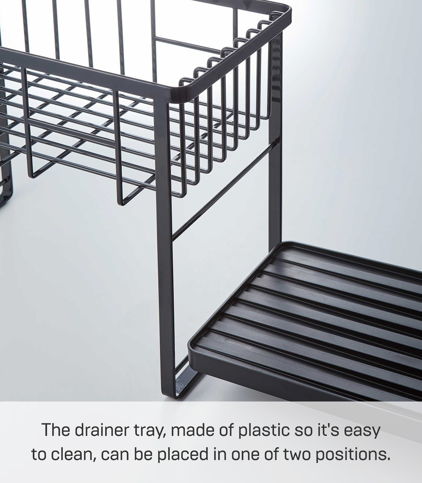 Yamazaki Home TOWER Two-Tier Wire Dish Rack