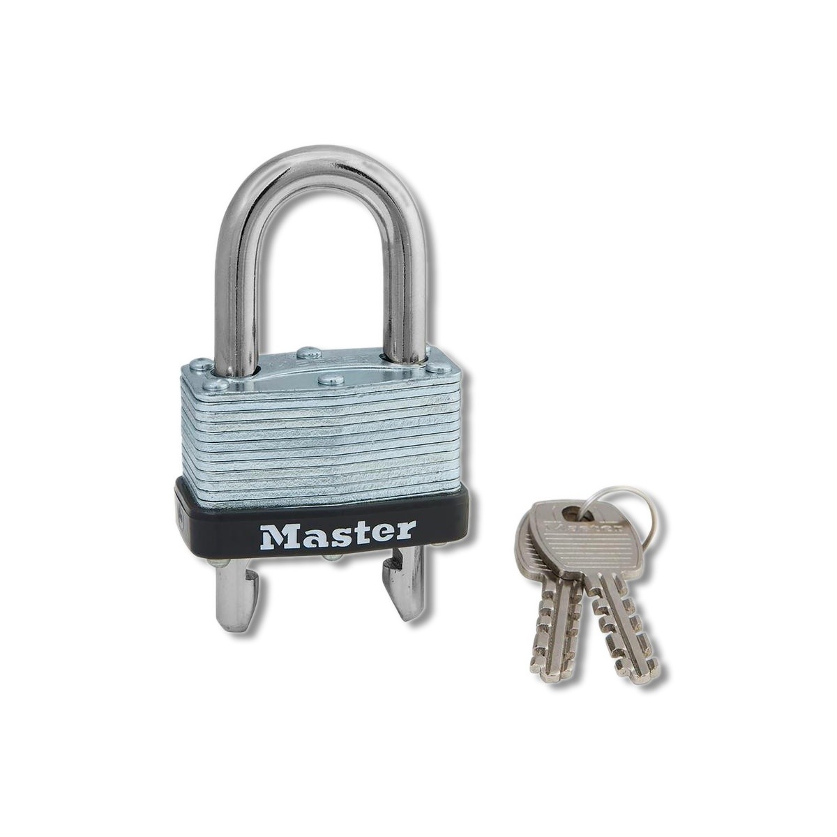 Master Lock 1-3/32 in X 1-3/4 in Laminated Steel Warded Locking Padlock 510D