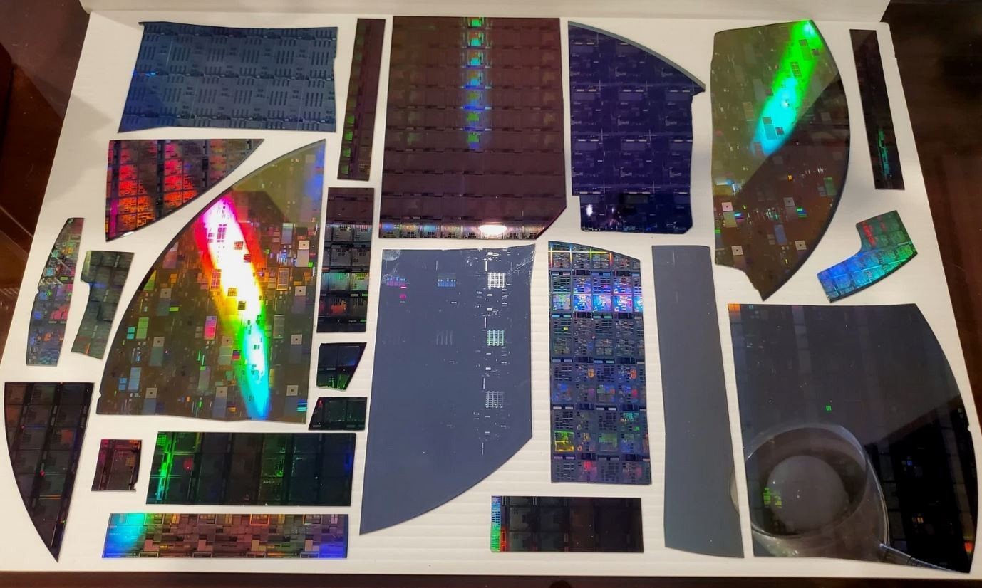 184g Larger PC Lot Semiconductor Silicon Wafers Wafer With Design for Crafts 11M