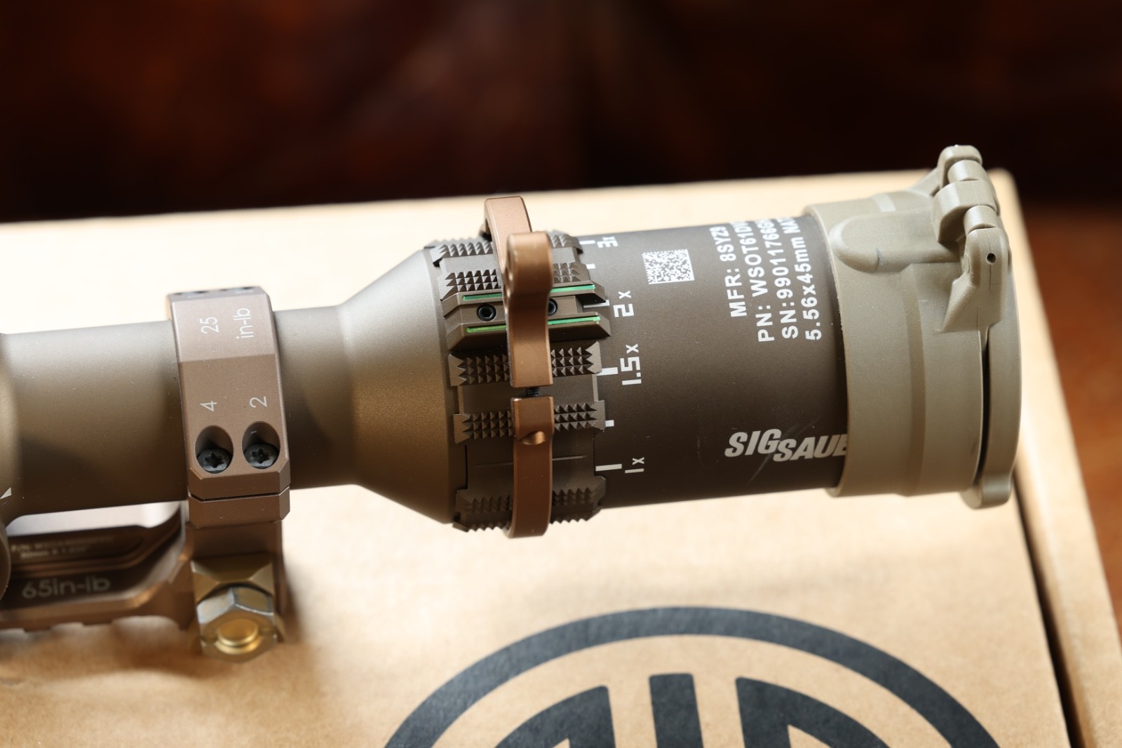 Sig Sauer TANGO6T Scope 1-6X24mm First Focal Plane DWLR-556 Reticle - SOT61DVO