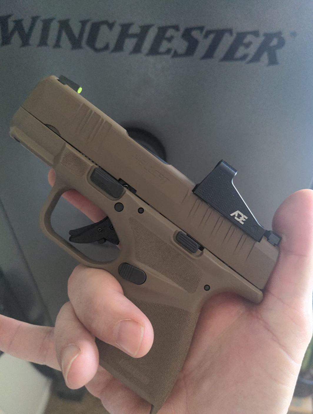 FDE/TAN!ADE RD3-018-S SPIKE Red Dot For Springfield Hellcat PRO,XDS MOD 2 OSP