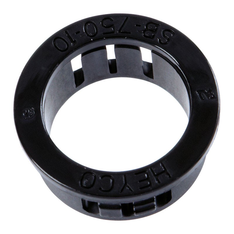 Jandorf 61438 Black Nylon Insulated Bushing 3/4 Hole x 5/8 I.D. x 0.40 Thick in.