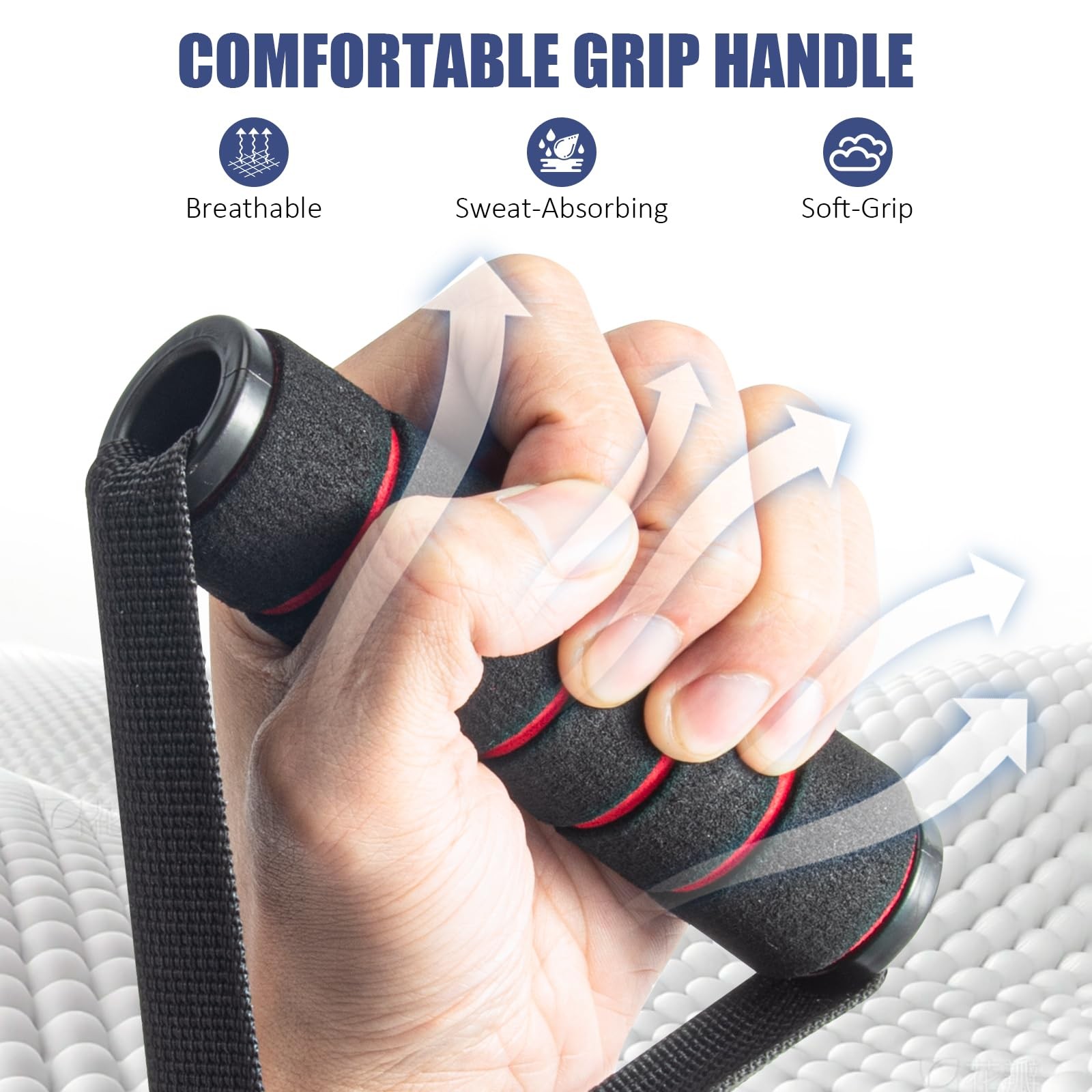 2 Pack Upgraded Exercise Handles, Gym Handle Equipment workout handles, back
