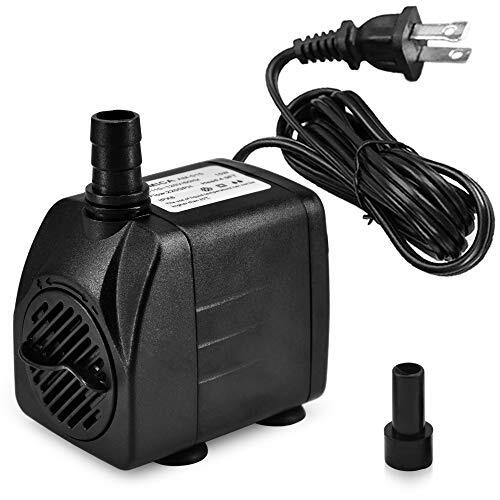 220 Gph Ultra Quiet Fountain Pump Small Submersible Pump 15w 800l/h For Pond W