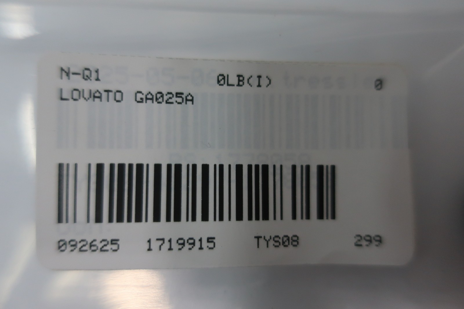 Lovato GA025A Disconnect Switch 25a 3p