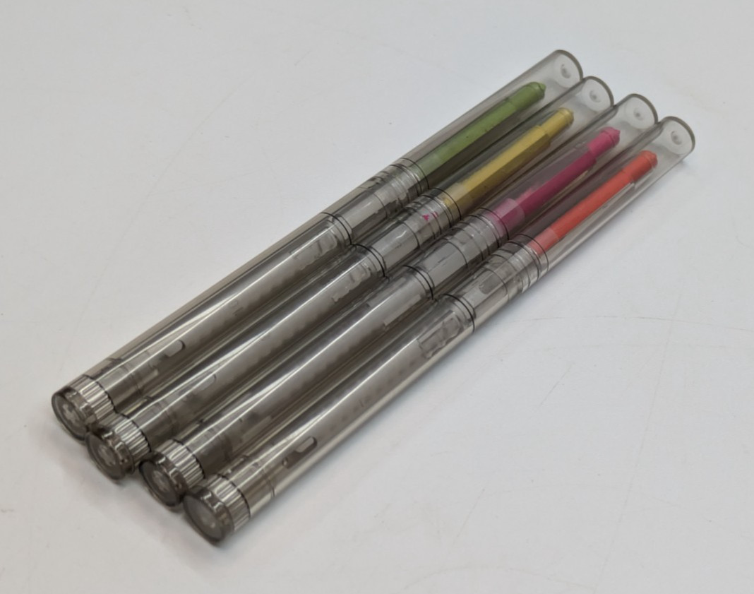 Avon Bright Pink Green Yellow Orange Eyeliner Lot of 4 ~ NEW NEVER USED