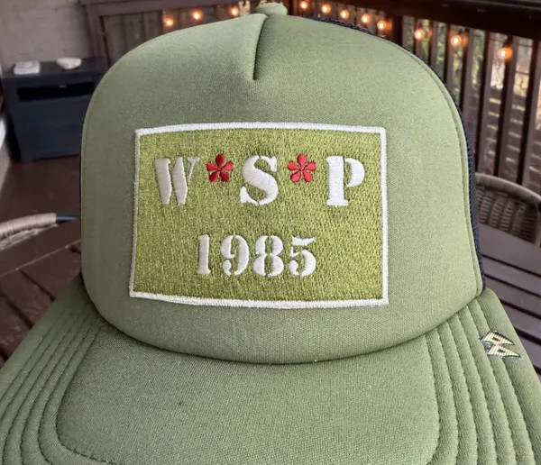 Widespread Panic "WSMASHFP" Big Heed Foam Trucker - Green/Black