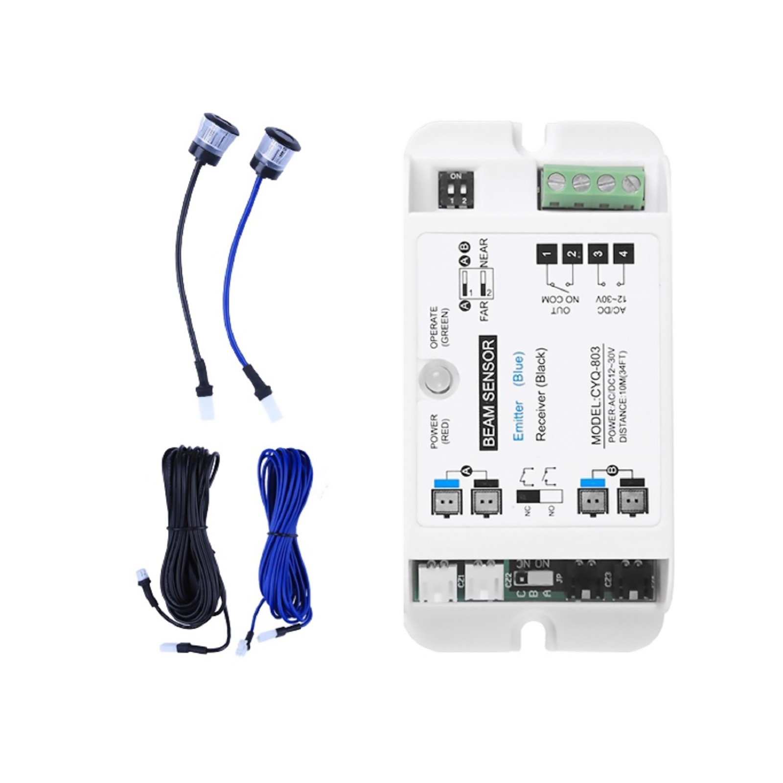 Infrared Anti-Clip Device Beam Sensor Device For Automatic Sliding Door Openers