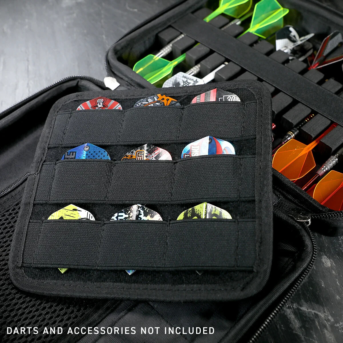 WINMAU ARMOR G4 DART CASE RED HOLDS 4 SETS LOADED