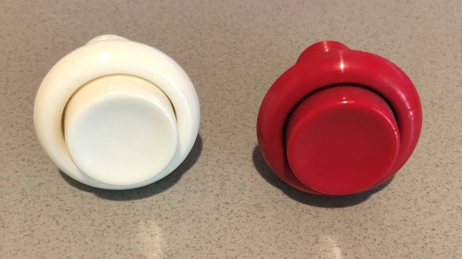 ~~RED & WHITE~~ LONG Leaf Switch Button **Quantity of 6** ~~FREE SHIPPING~~