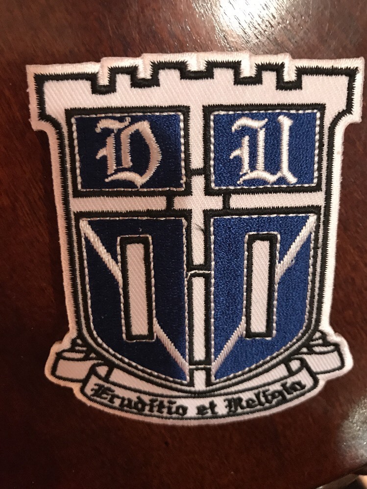 Duke University Bluedevils Blue Devils Embroidered Iron On Patch 3" x 3.5"