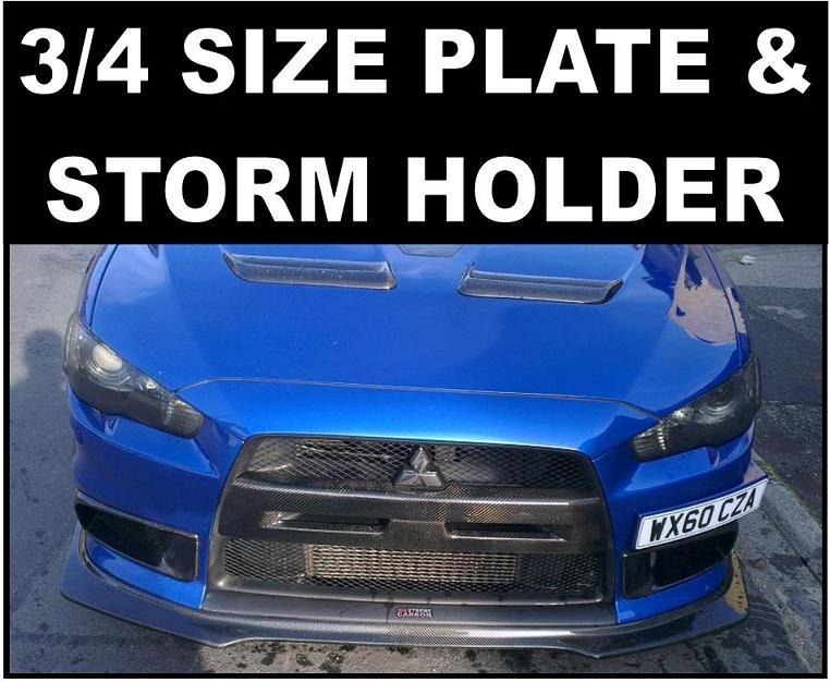 Shorter length Number Plate Holder Bracket FOR Mitsubishi Evolution Evo 10 EVO X