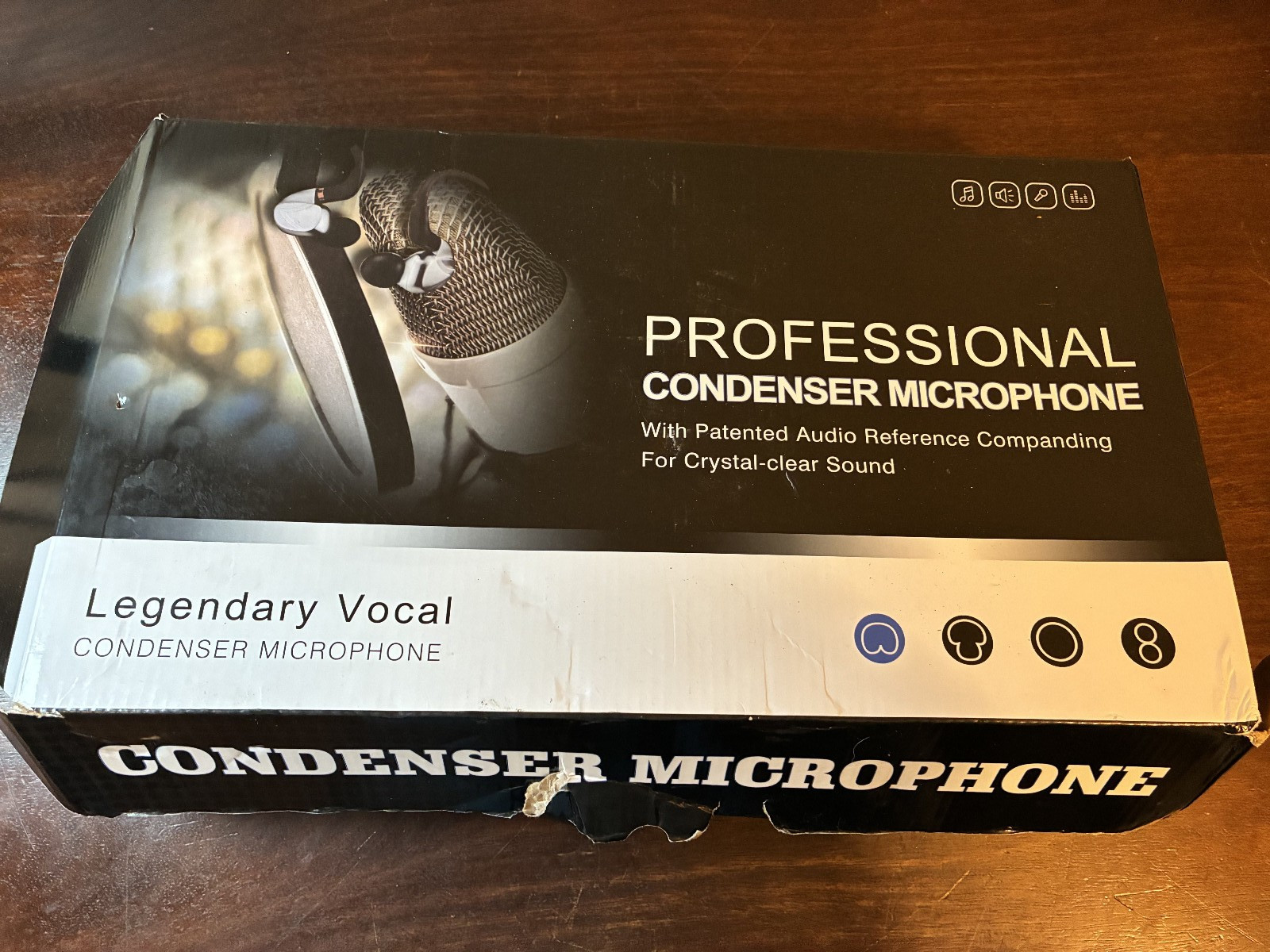 Professional Condenser Microphone Legendary Vocal, Open box