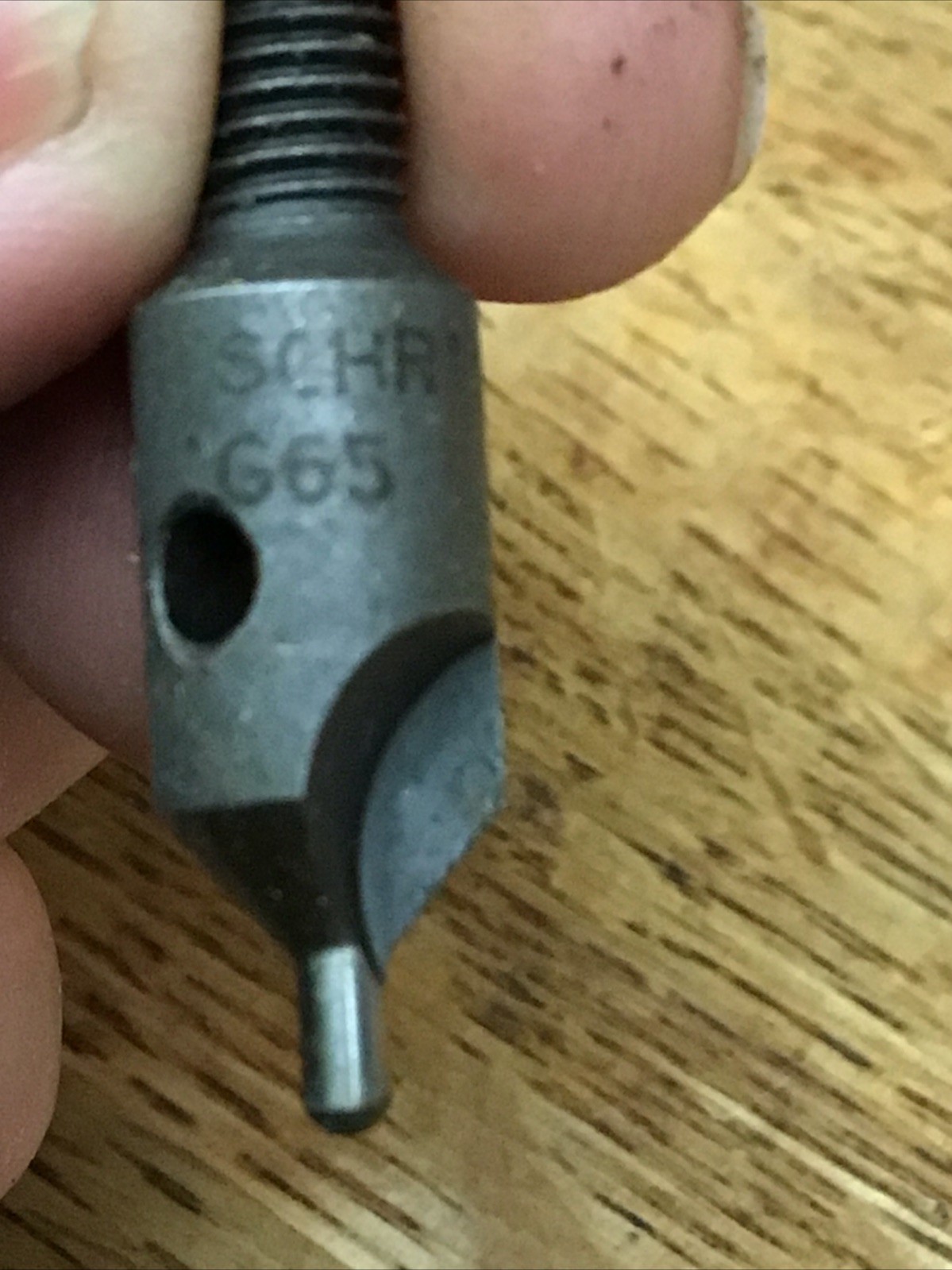 (1) Threaded Shank Stop Countersink 3/8" 82° #40 Schrillo Cat#6012-B