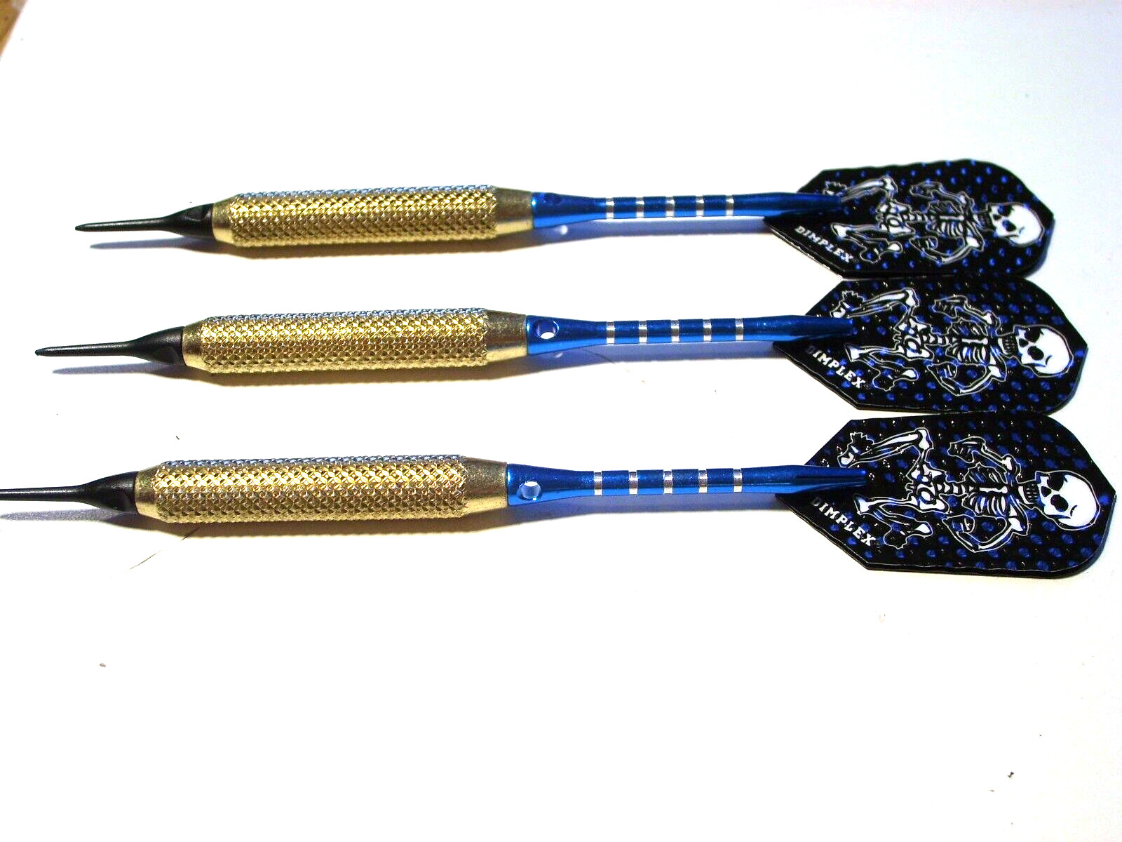 Soft Tip Darts, 18 Gram Brass with Aluminum Shafts, New #1032