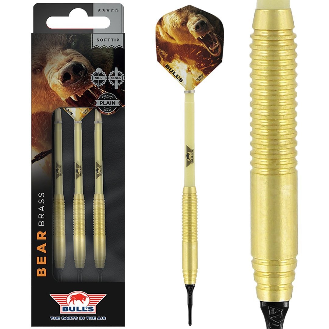 Bull's Softtip Bear Brass 18 Grams Dart Barrels