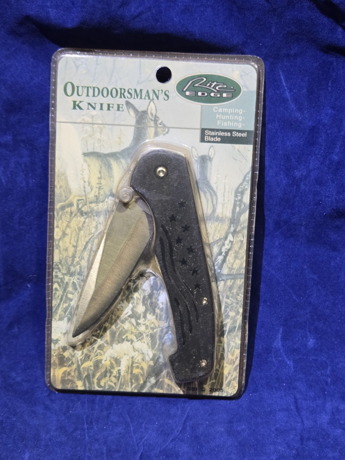 Rite Edge Outdoorsman's Pocket Knife  #210507 ~ 5" Closed - NOS from 2006