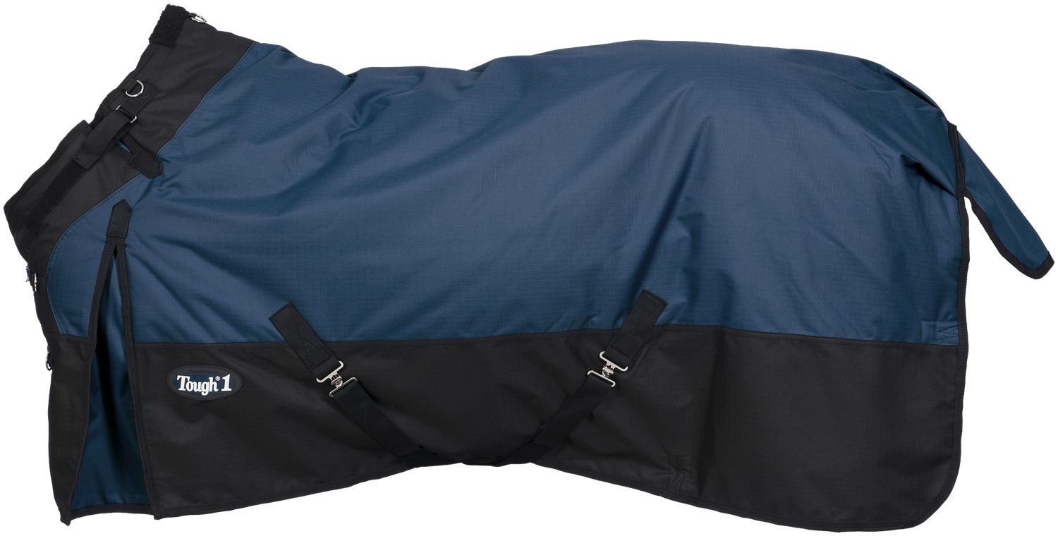 Winter Horse Turnout Blanket-Waterproof-Snuggit Neck-1200D- Navy Blue - 69"-84"