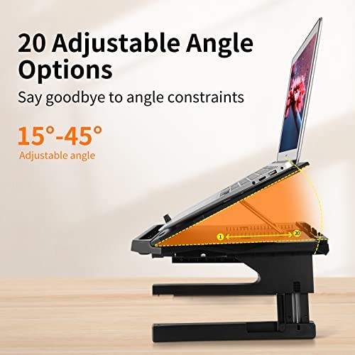 Laptop Stand for Desk, Phone Stand, Extended Laptops Riser, Elevator, Upgraded