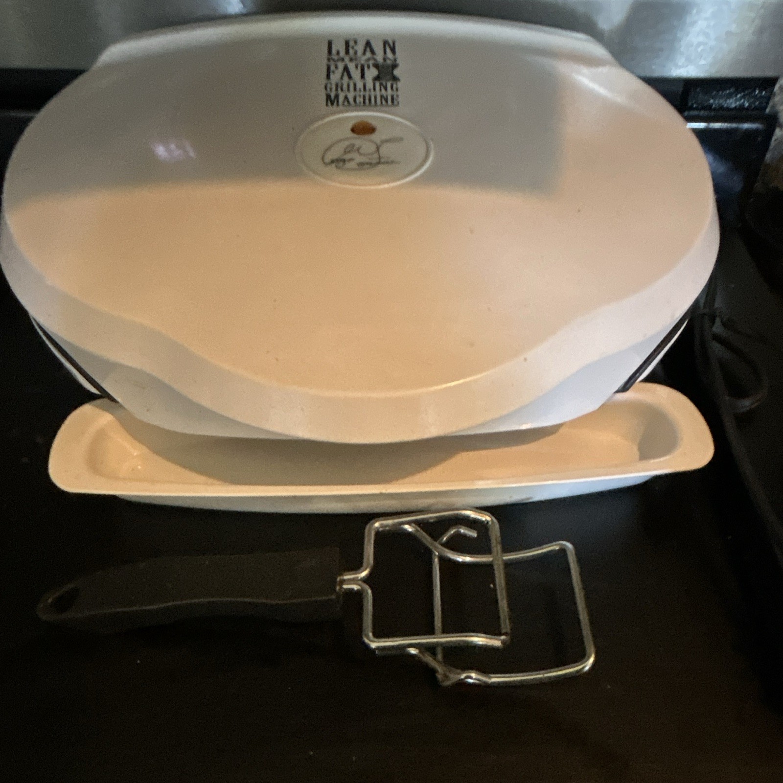 Lean Mean Fat Grilling Machine Electric Grill Grilling Machine, White