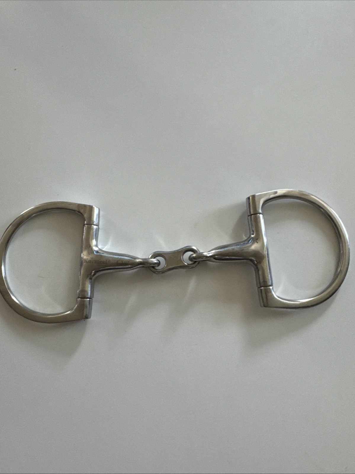 Korsteel French Link D Ring, ENGLISH HORSE BIT, 4 3/4”, Used