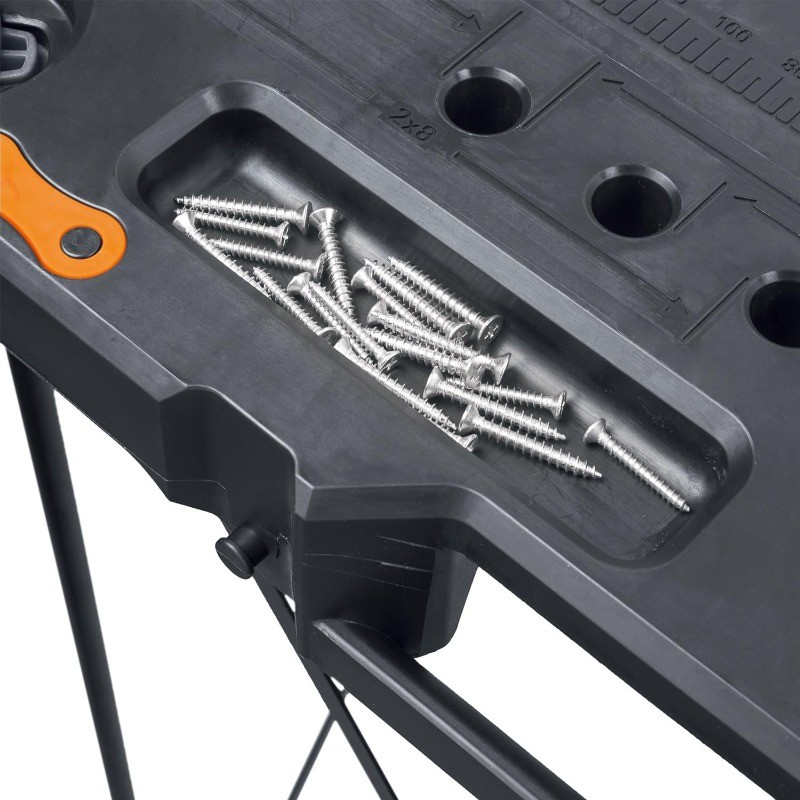 Worx WX066 Sidekick Folding Work Table, Portable All-in-one Work Bench