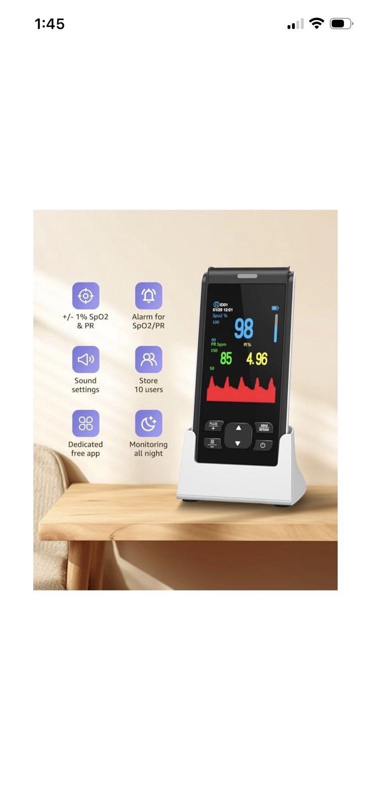 Handheld Pulse Oximeter