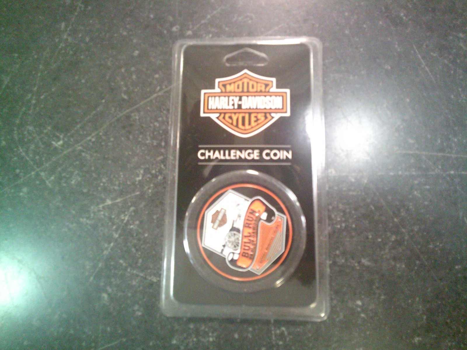 Bull Run Harley-Davidson Dealership Challenge Coin