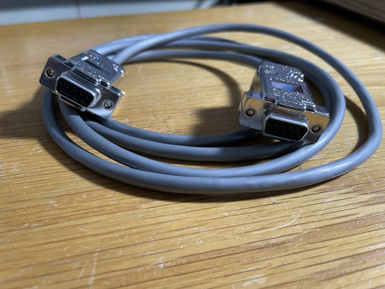 3 RS232 6 feet cable with female DB9 connectors both ends;3 wires connection.