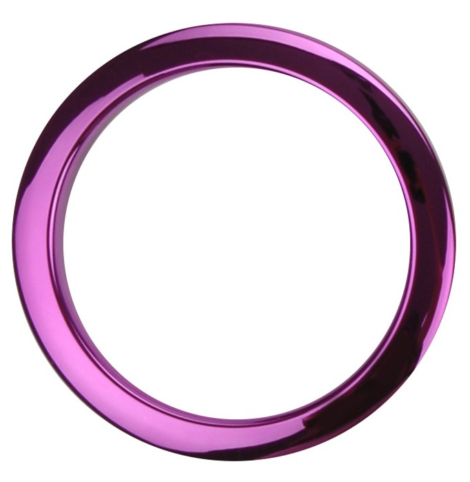 Bass Drum O's - HCP4 - 4" Purple Chrome Drum O's