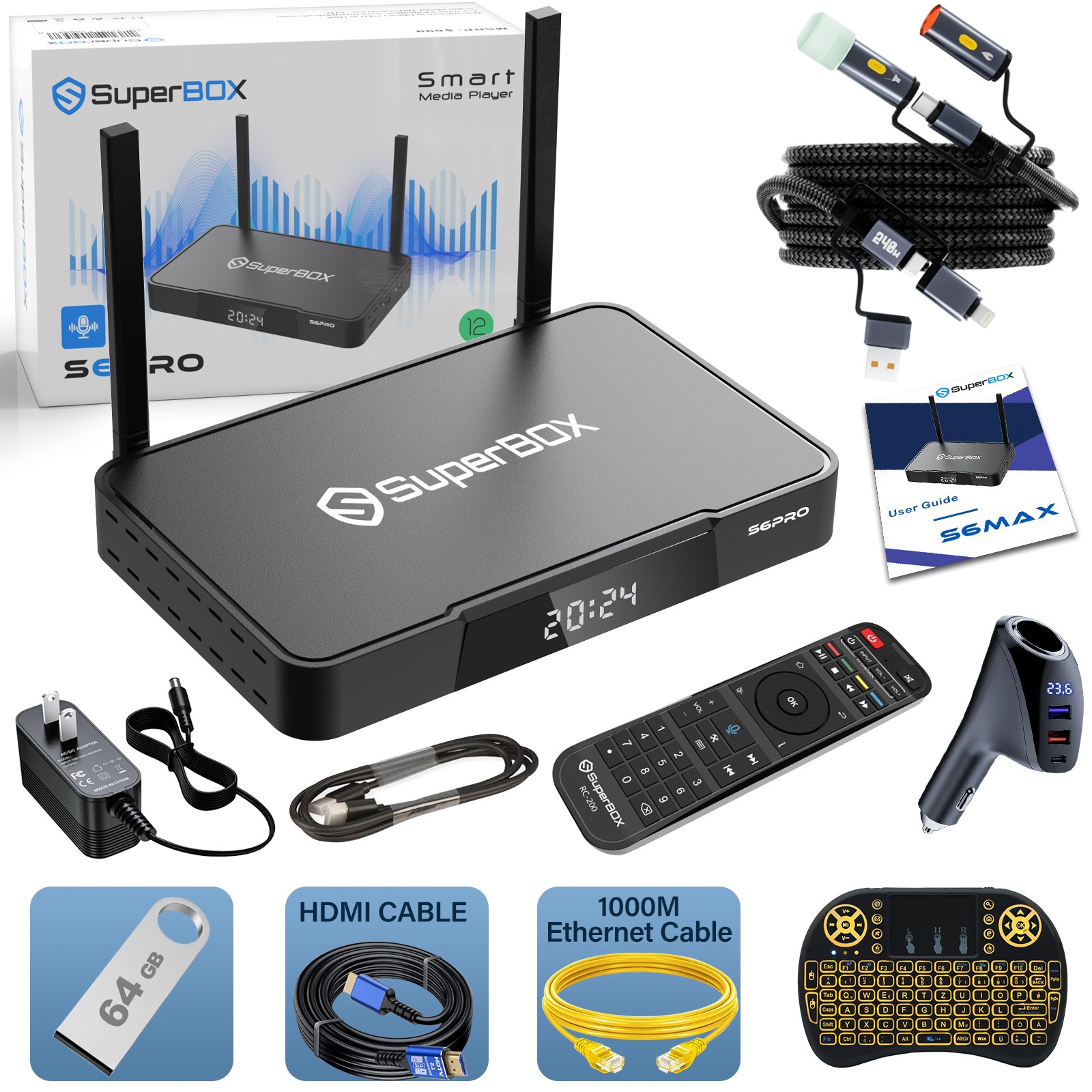 SuperBox S6 Pro - Authorized Distributor with 100% Free shipping