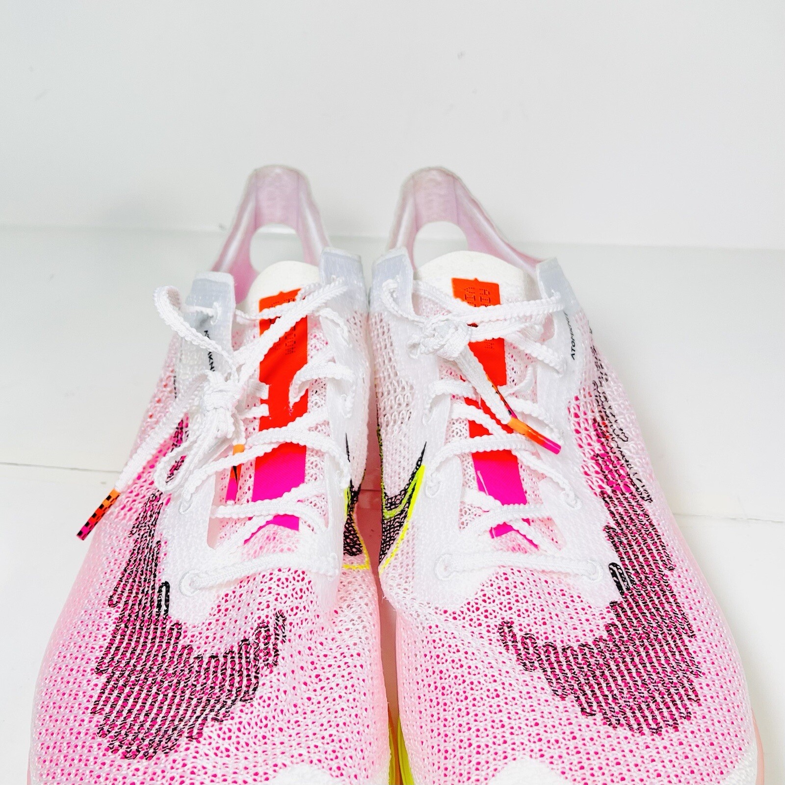 Nike Air Zoom Victory FK Mens 12.5 Track Shoes DJ6205-100 Rawdacious/White