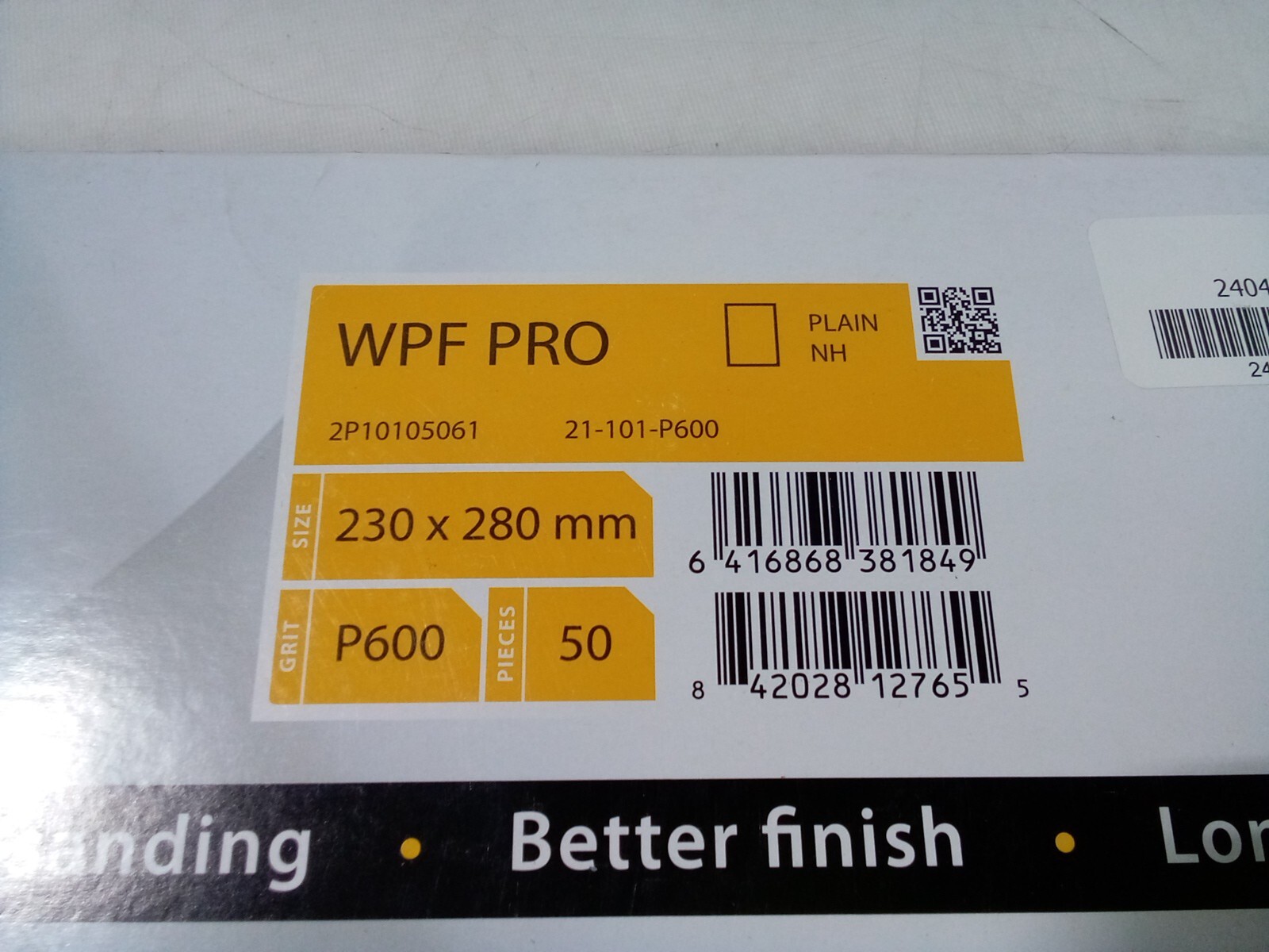 Mirka WPF Pro 9" x 11" Plain Sheets 50/Pkg