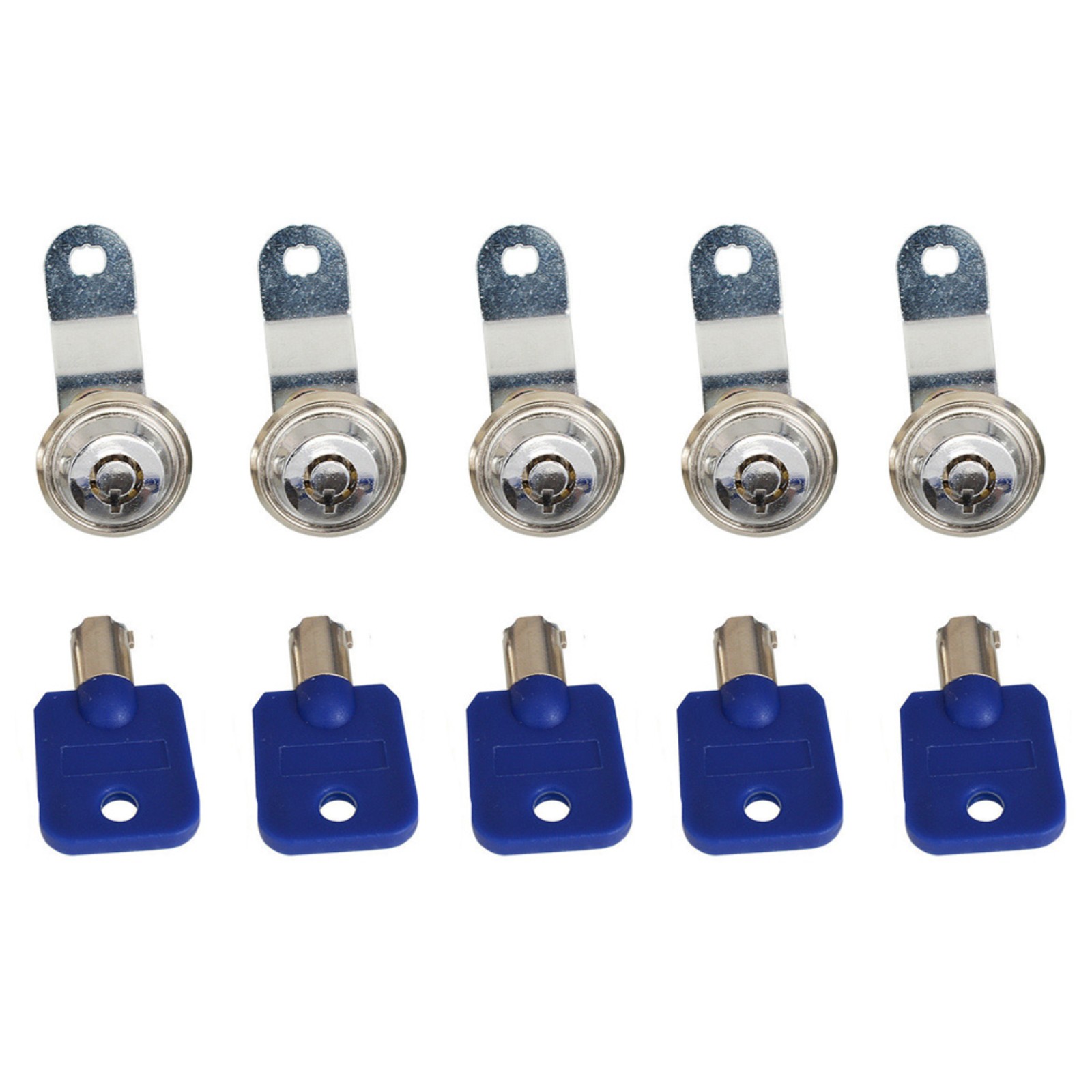 5 Set 27mm Cam Lock+Key Kit For Pinball Machine Arcade Cabinet Door Enclosure a