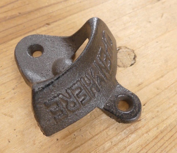 17 Cast Iron Open Here Wall Mounted Bottle Openers Rustic Beer Pop Bar Kitchen