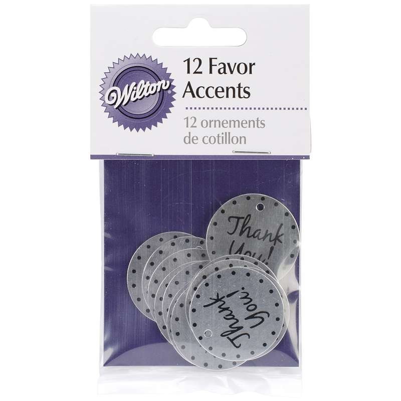 Party Favor 12/Pkg Thank You