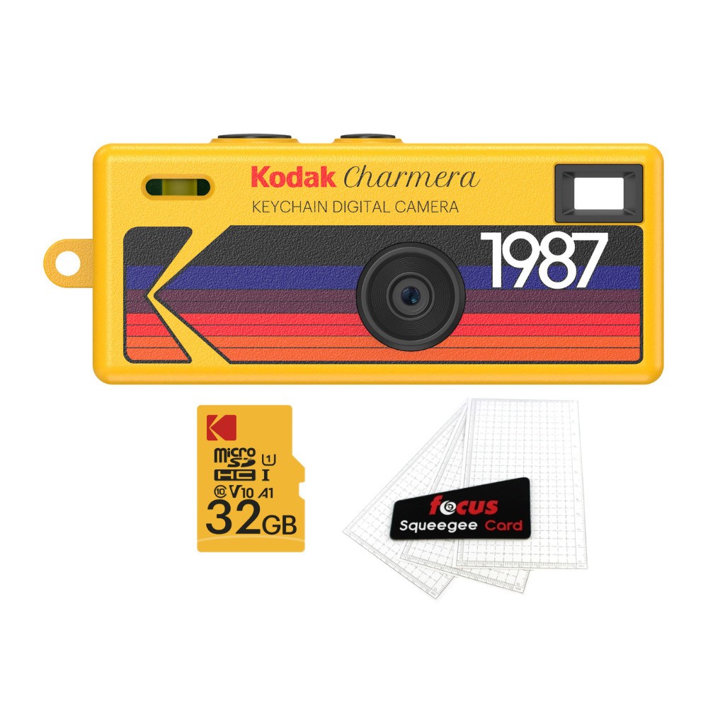Kodak Charmera Key Chain Digital Camera Bundle with Accessories