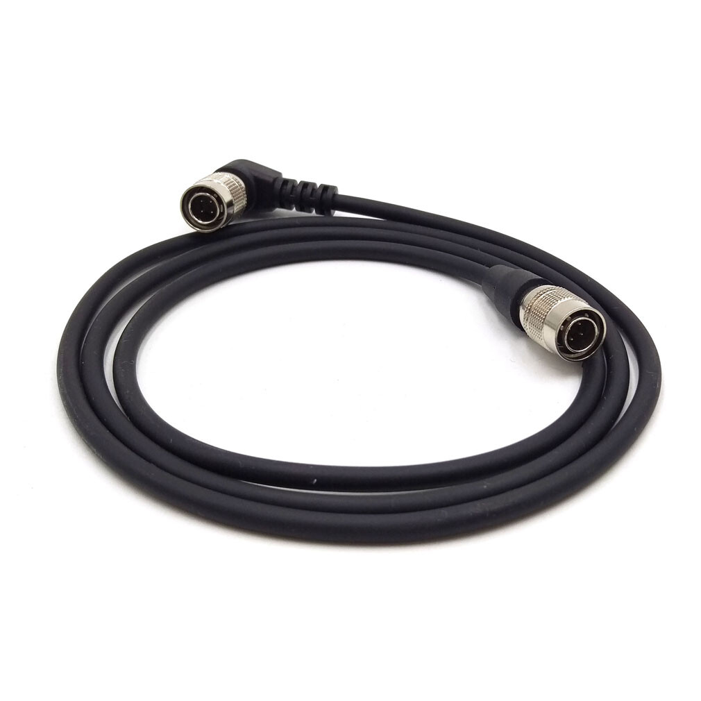 Elbow Hirose 4Pin  Male to Hirose 4Pin Male Power Cable for Sound Devices Mixers